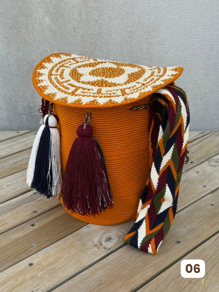 Mochila GRANDE Tapa Perlada🌟(31x28)