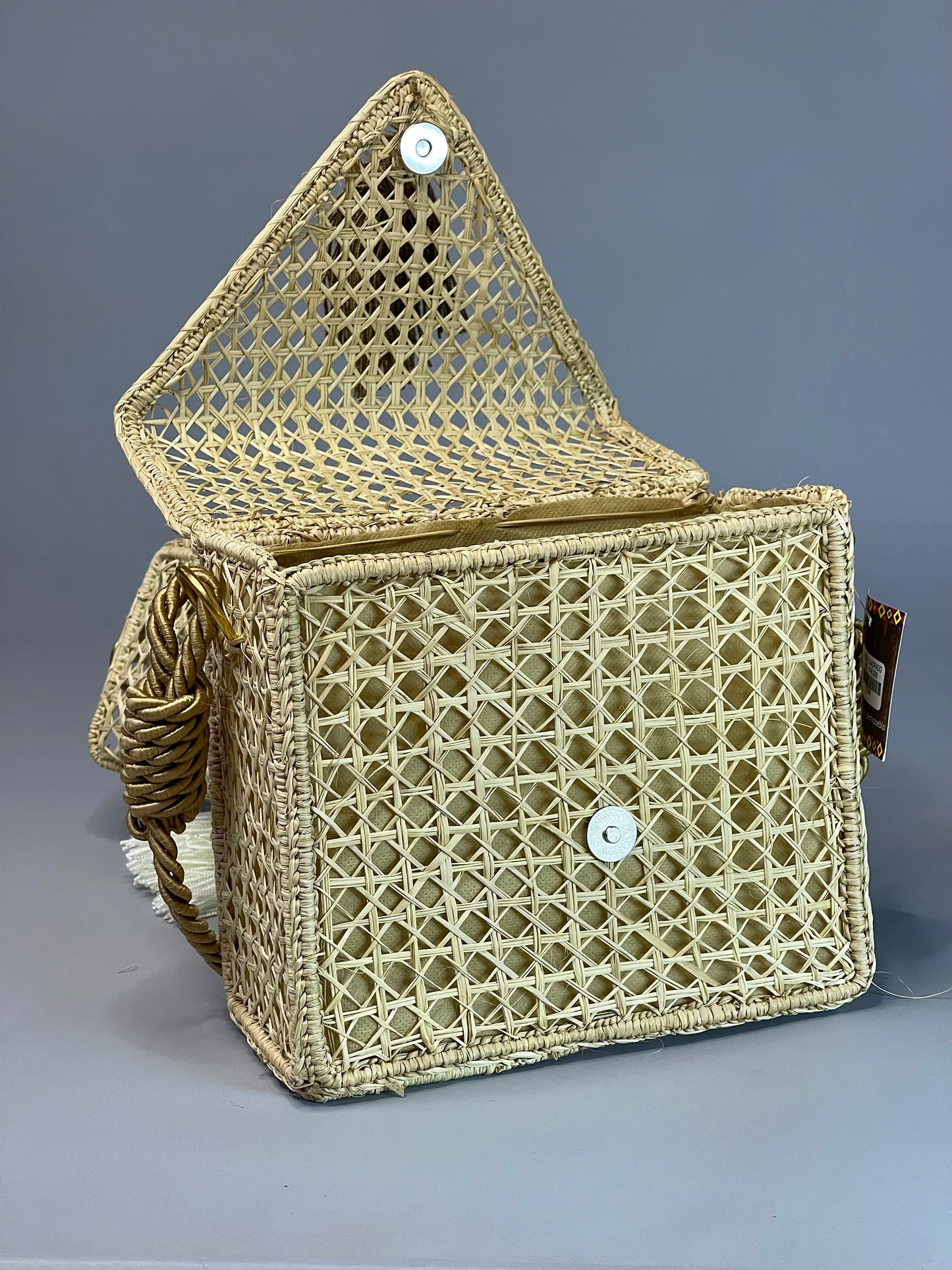 Iraca Cuadrado Beige Oscuro