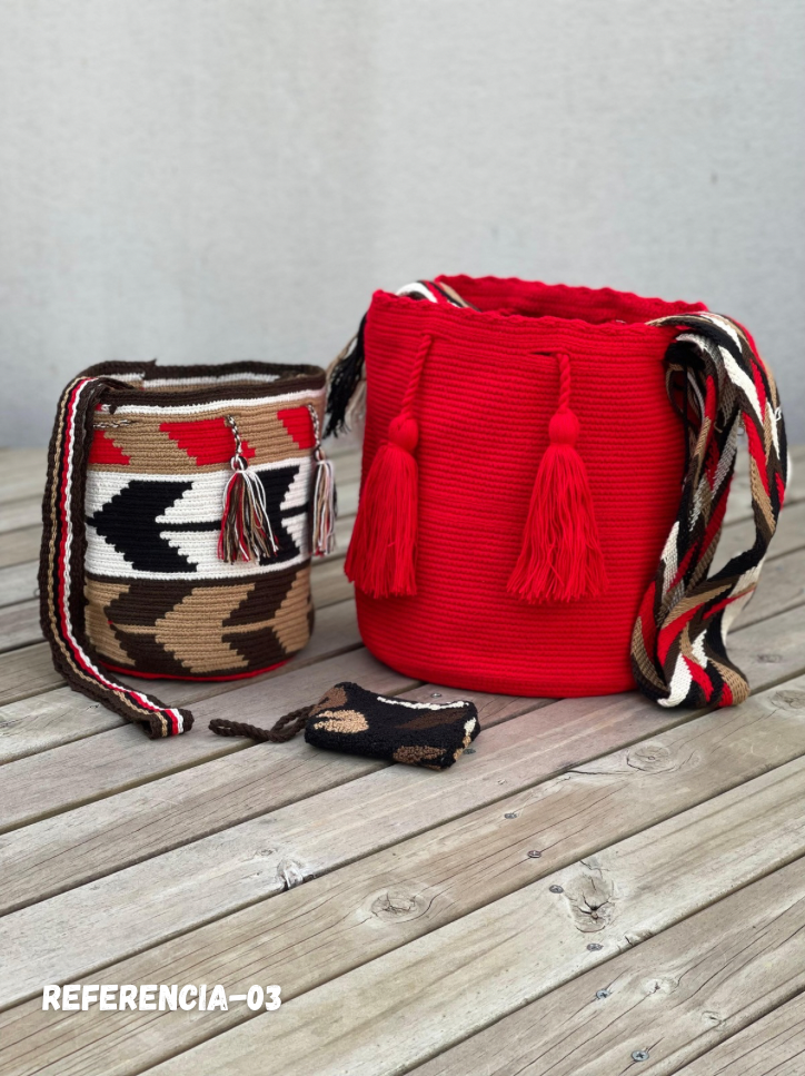 Set ⭐️Mochila Grande + Mochila Mediana + (Monedero de Regalo)🎁