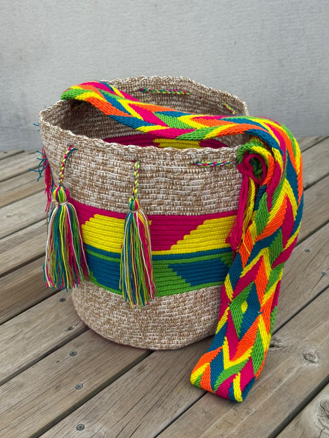 Nuanced Wayuu backpack