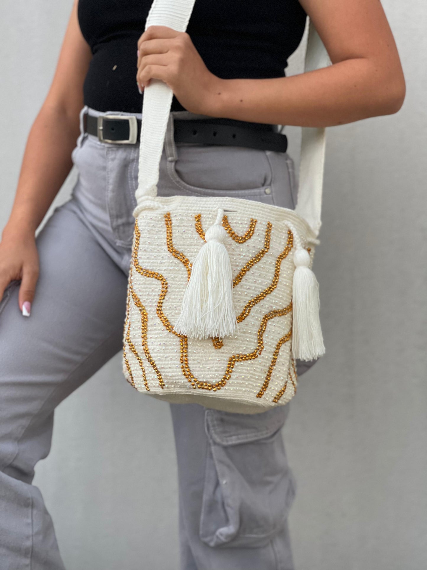 Mochila MEDIANA Perlada💫(22x18)