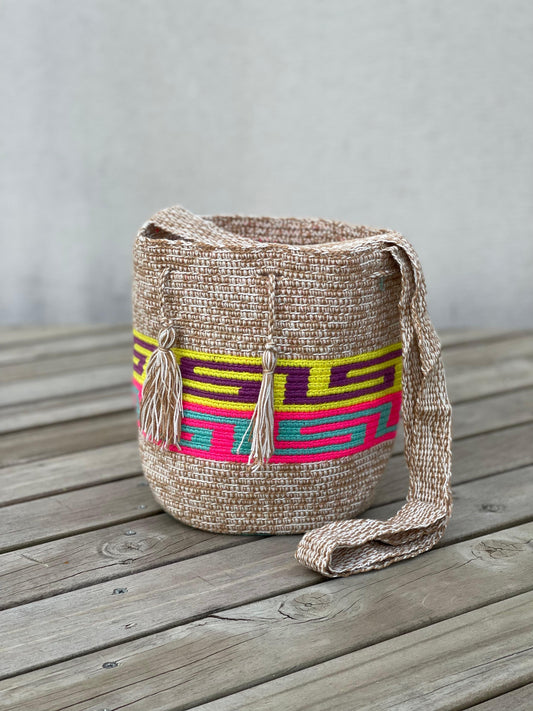 Mochila MEDIANA Tonos Pastel (22x18)⭐️