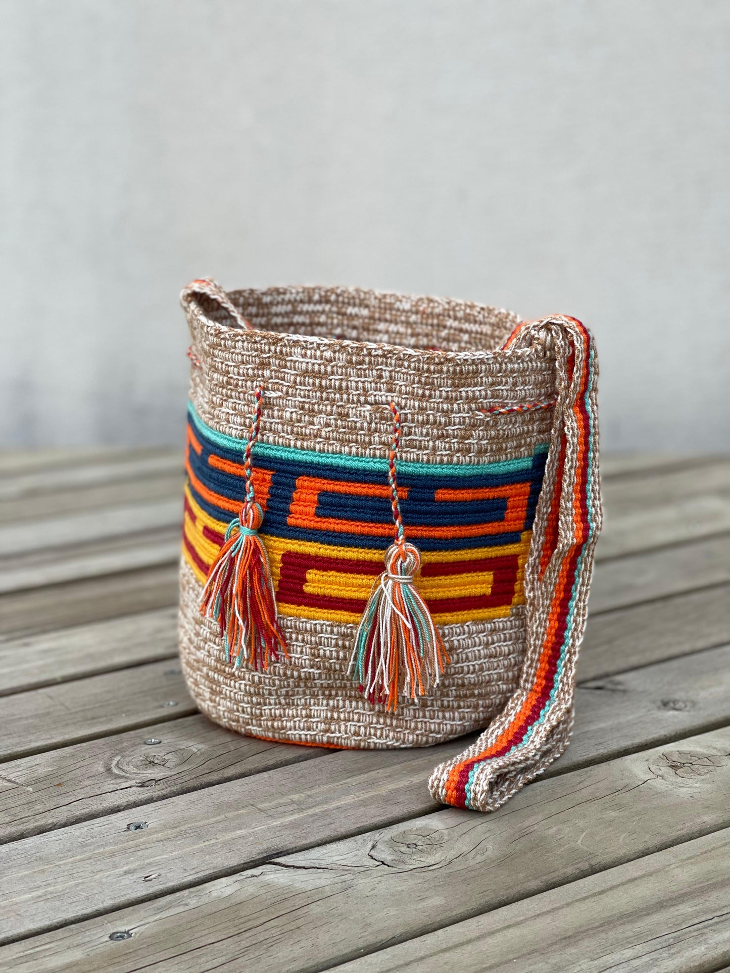 Mochila MEDIANA Tonos Pastel (22x18)⭐️