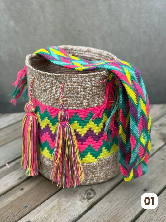 Mochilas GRANDE Matizadas💫 (31x28)