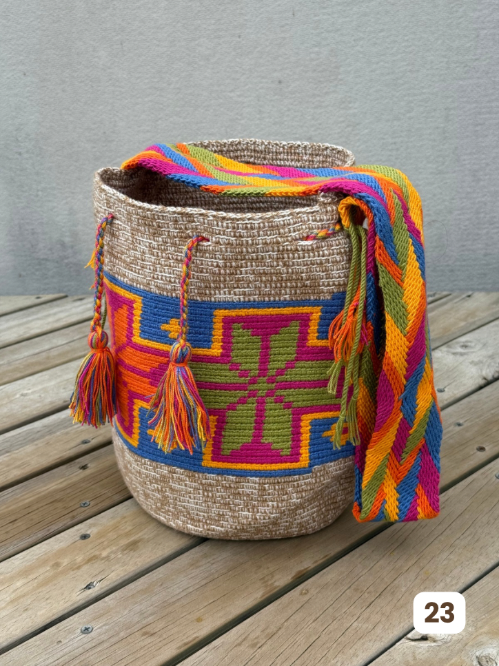 Nuanced Wayuu backpack