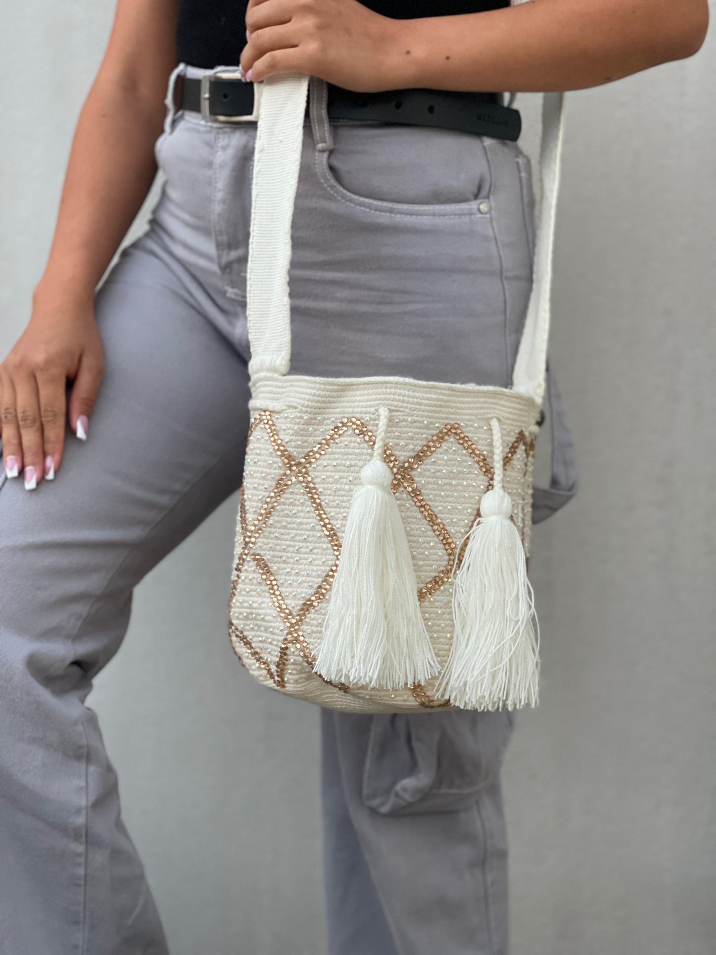 Mochila MEDIANA Perlada💫(22x18)