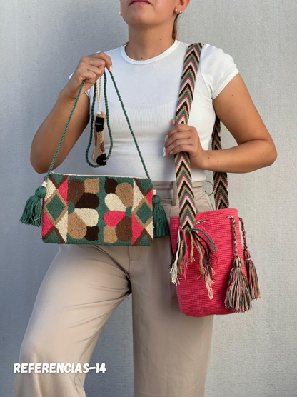 💫 Combos Wayuu: Mochila MEDIANA+ Sobre + (MONEDERO GRATIS) 🎁