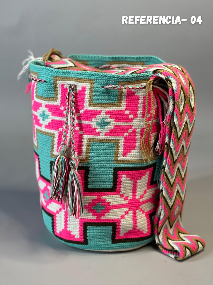 Mochila GRANDE Tonos Rosa🌹💞(31x28)