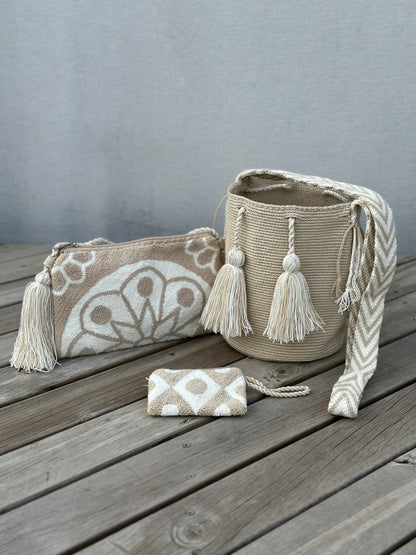 💫 Combos Wayuu: Mochila MEDIANA+ Sobre + (MONEDERO GRATIS) 🎁