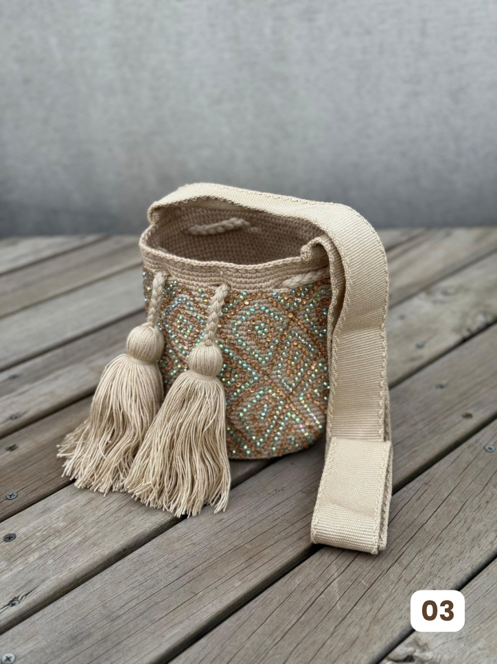 Mochila Pequeña Perlada💎⭐️ (17x15)