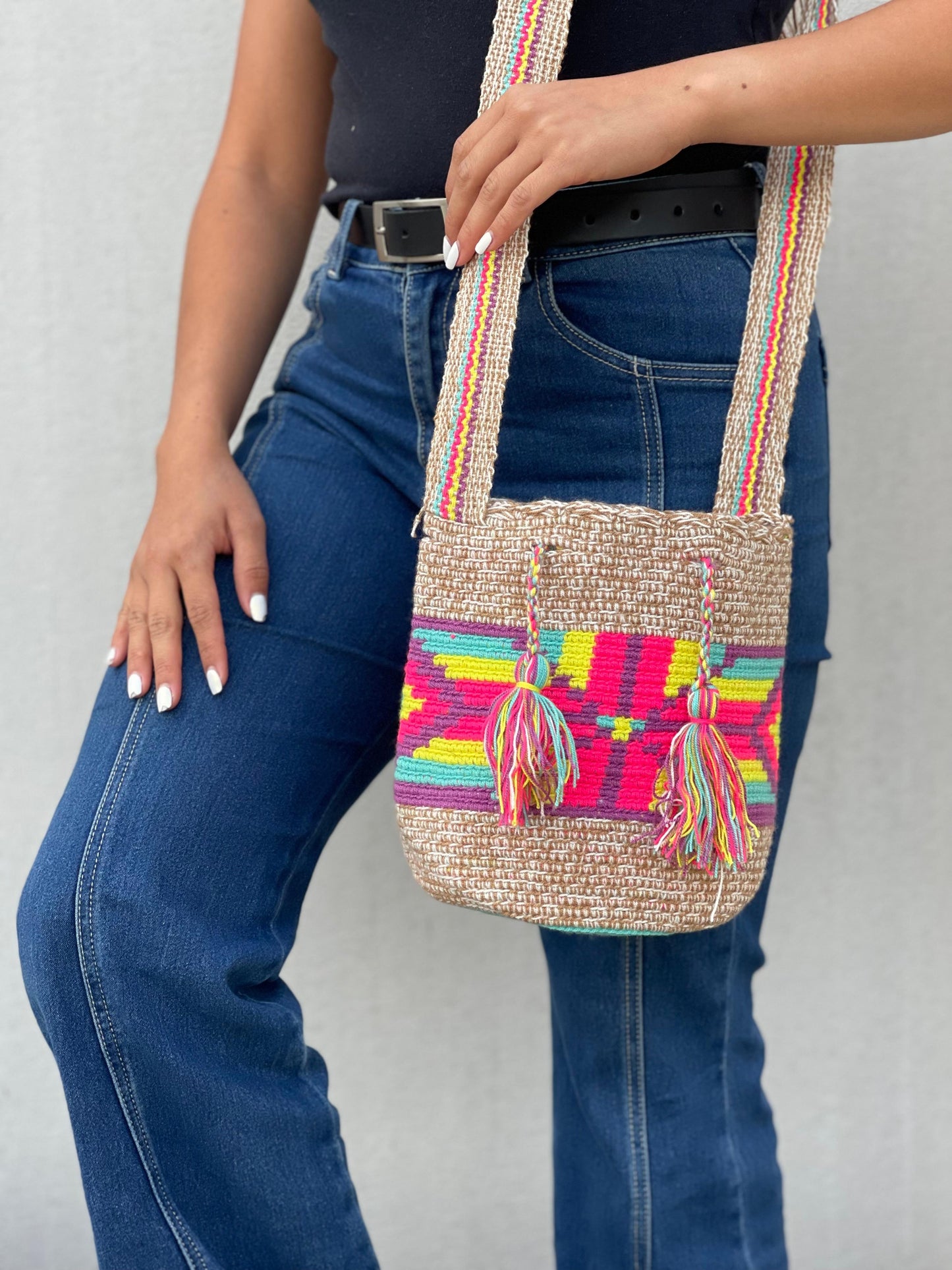 Mochila MEDIANA Matizada (22x18)⭐️