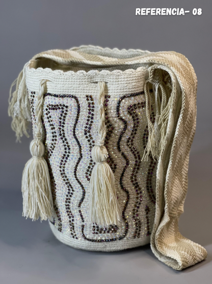Mochila GRANDE Perlada💫(31x28)