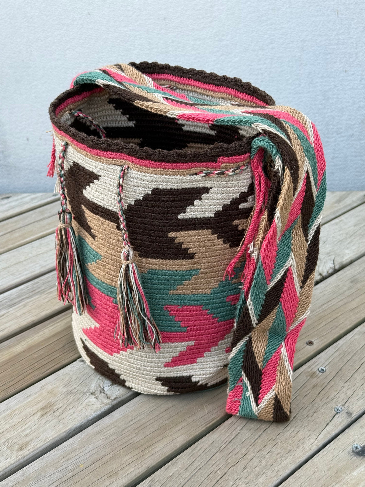 Mochila GRANDE Tonos Guayaba (31x28)