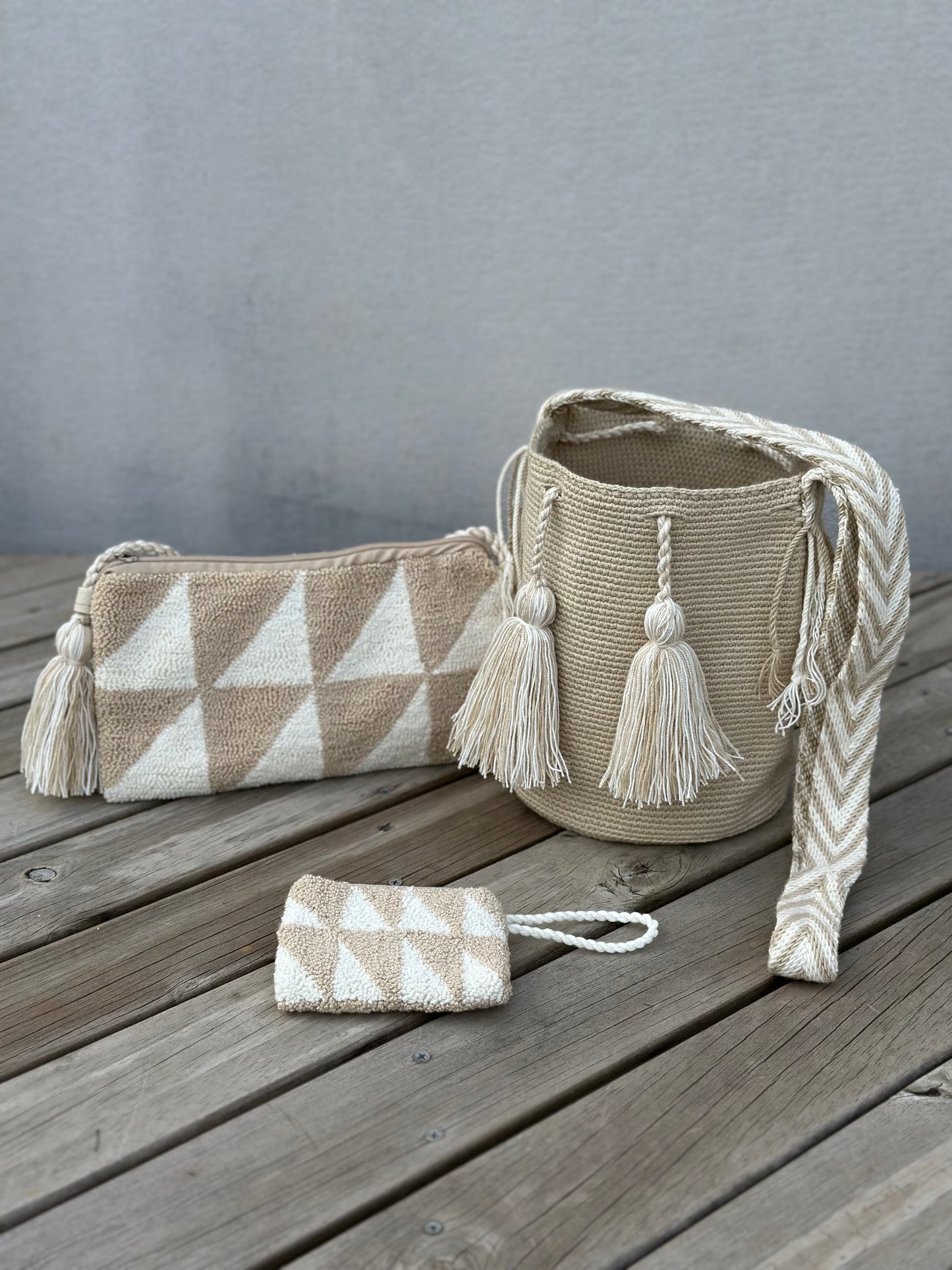 💫 Combos Wayuu: Mochila MEDIANA+ Sobre + (MONEDERO GRATIS) 🎁