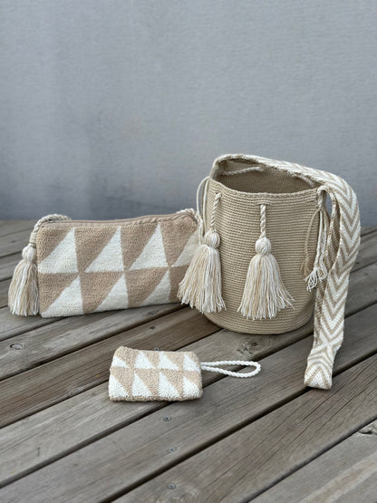 💫 Combos Wayuu: Mochila MEDIANA+ Sobre + (MONEDERO GRATIS) 🎁