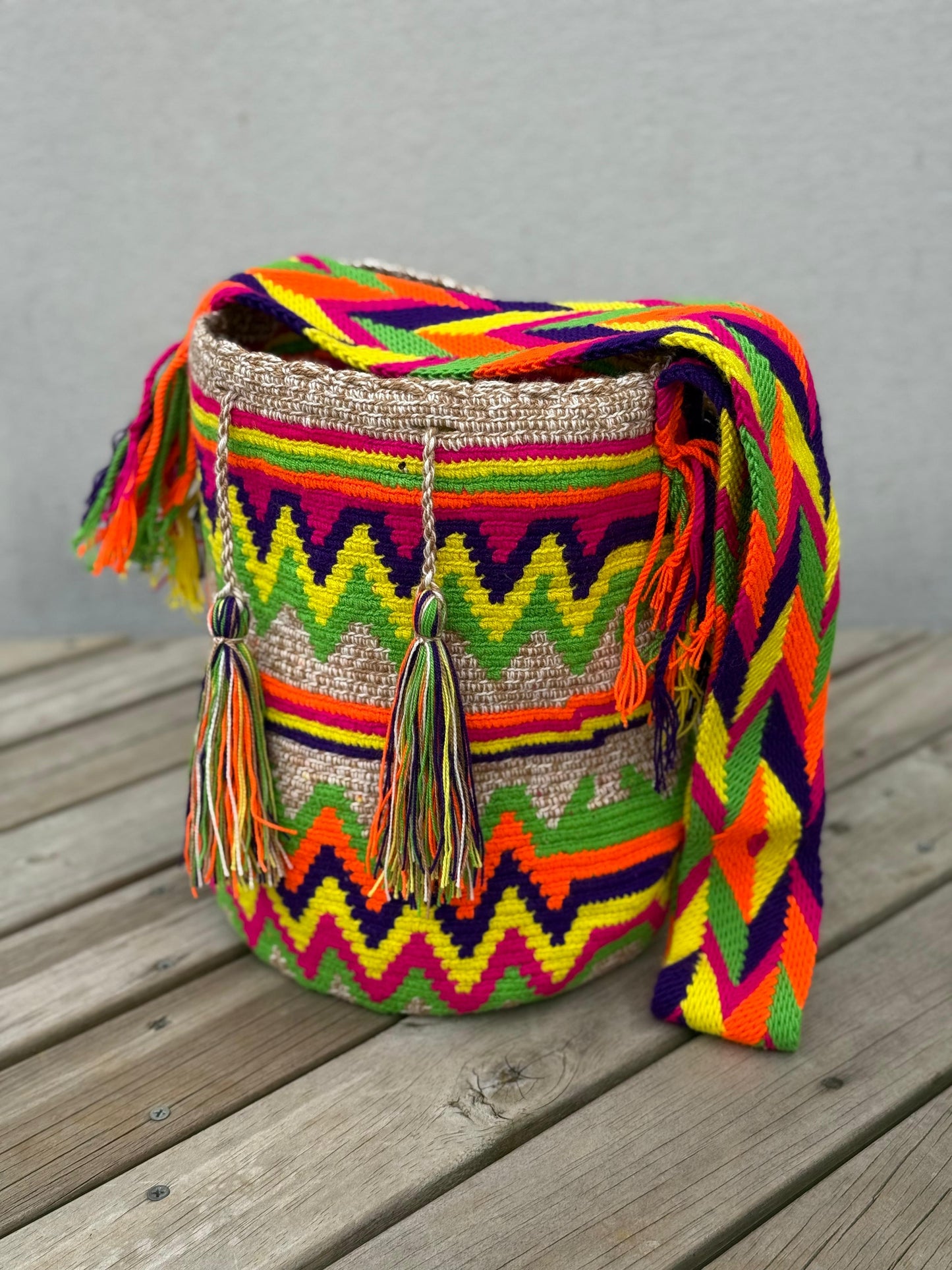 Nuanced Wayuu backpack