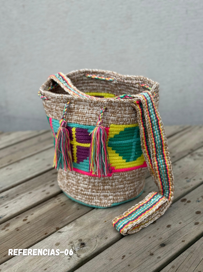 Mochila MEDIANA Tonos Pastel (22x18)⭐️