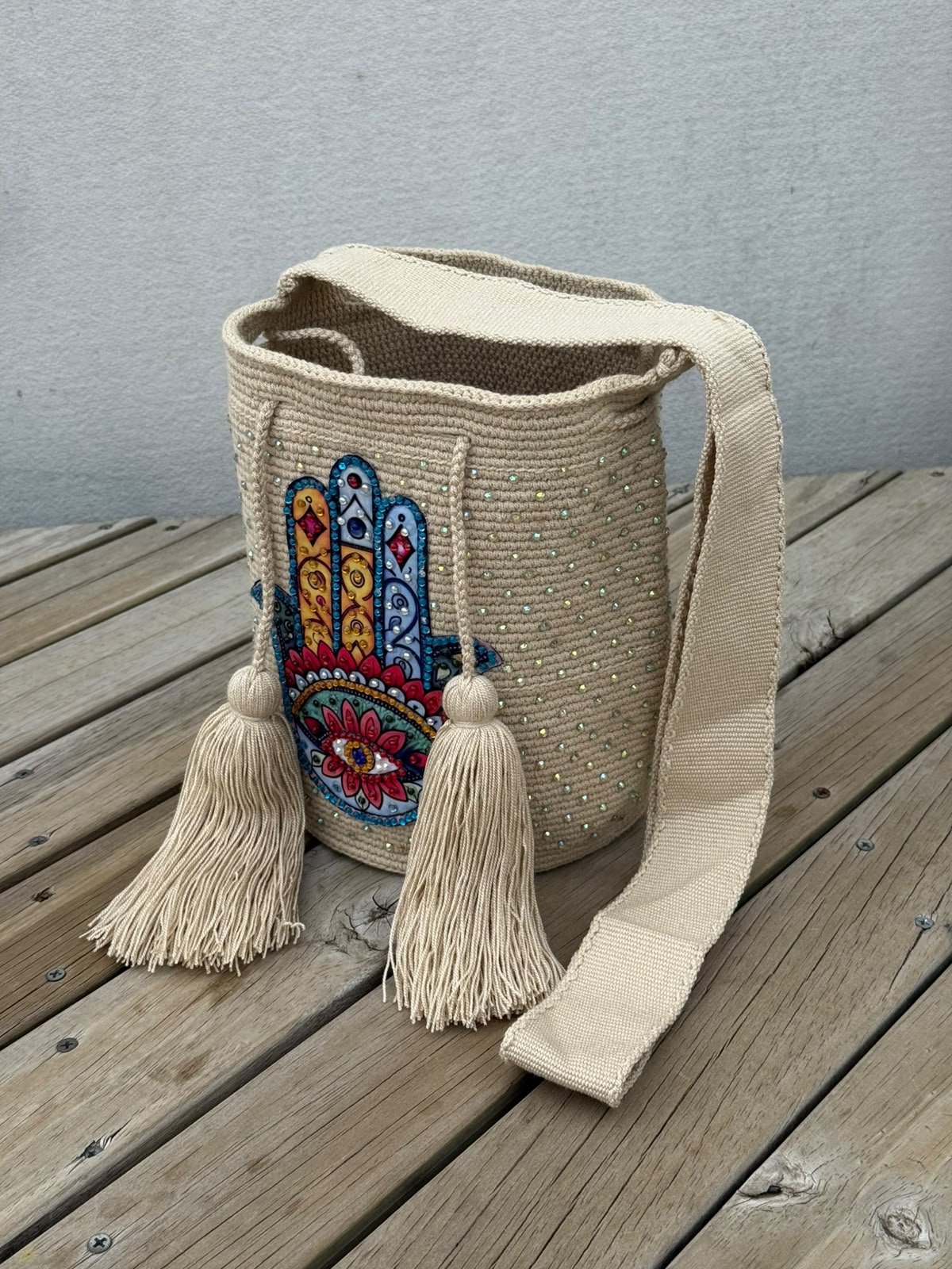 Mochila MEDIANA Perlada Exclusiva (22x18)