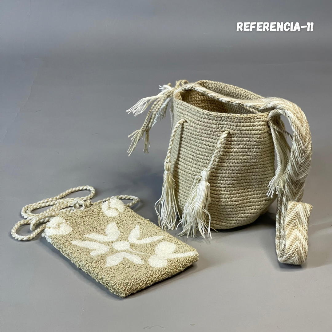 🎒📱 Combo Wayuu: Mochila Pequeña + PortaCelular 🚚✨