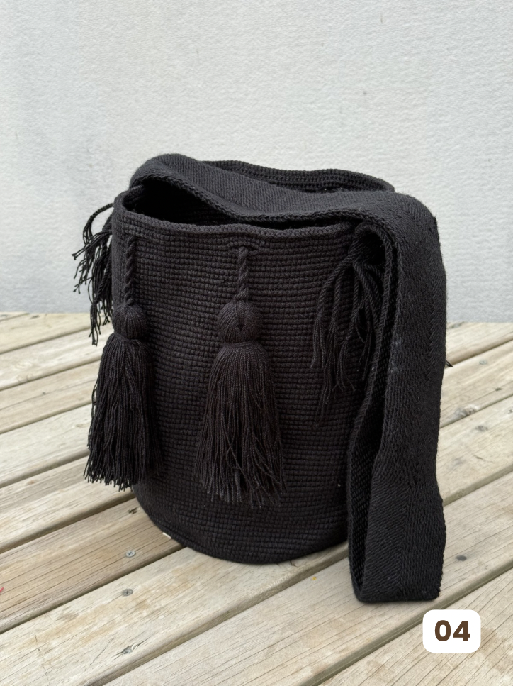 Mochila GRANDE Negra⚫️ 🎩(31x28)