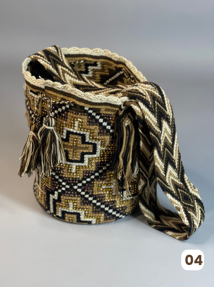 Large Pearl Wayuu Backpack