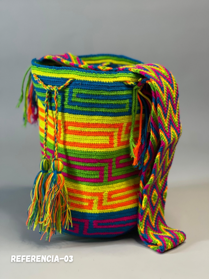 Mochila GRANDE Fiesta Tropical🌴 (31x28)