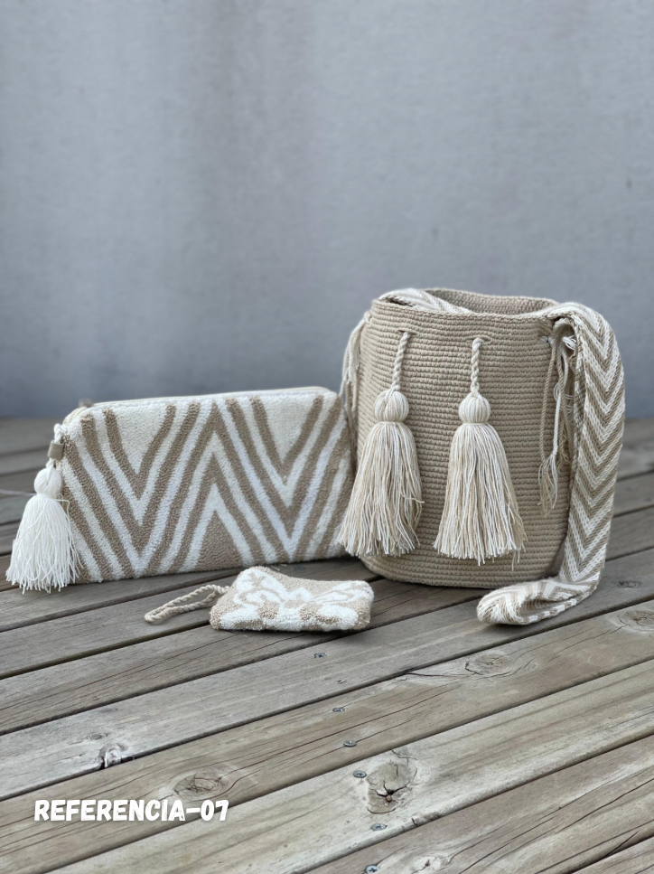 💫 Combos Wayuu: Mochila MEDIANA+ Sobre + (MONEDERO GRATIS) 🎁
