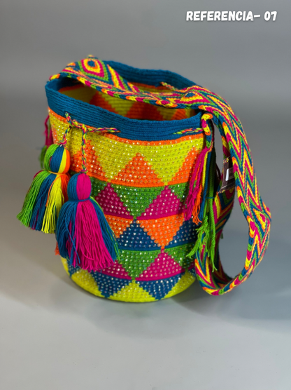 Mochila GRANDE Perlada💫(31x28)
