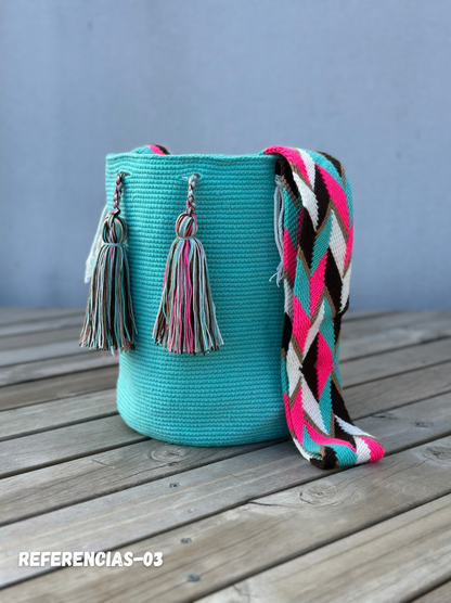 Mochila GRANDE Tonos Pastel 🎂(31x28)