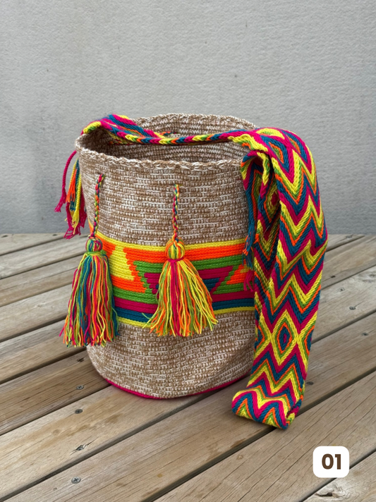 Mochilas GRANDE Matizadas💫 (31x28)