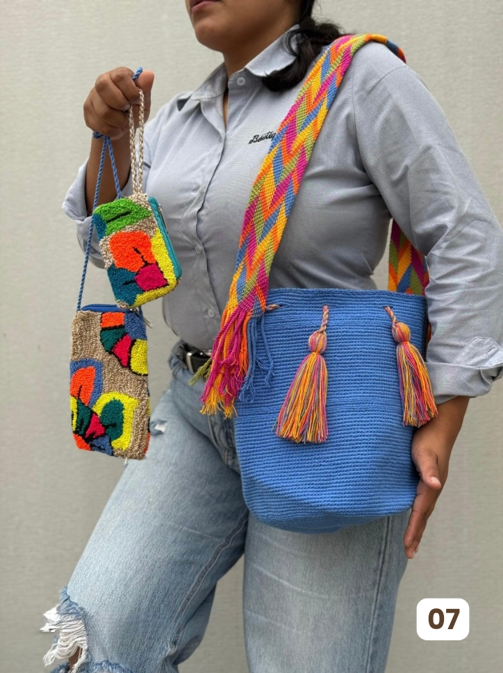 💫 Combo: Mochila GRANDE+ Portacelular + (MONEDERO GRATIS) 🎁
