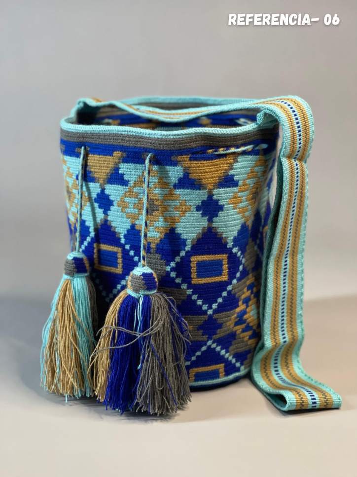 Mochila GRANDE Cantos del Mar PREMIUM 🌊🔷⭐️(33x28)
