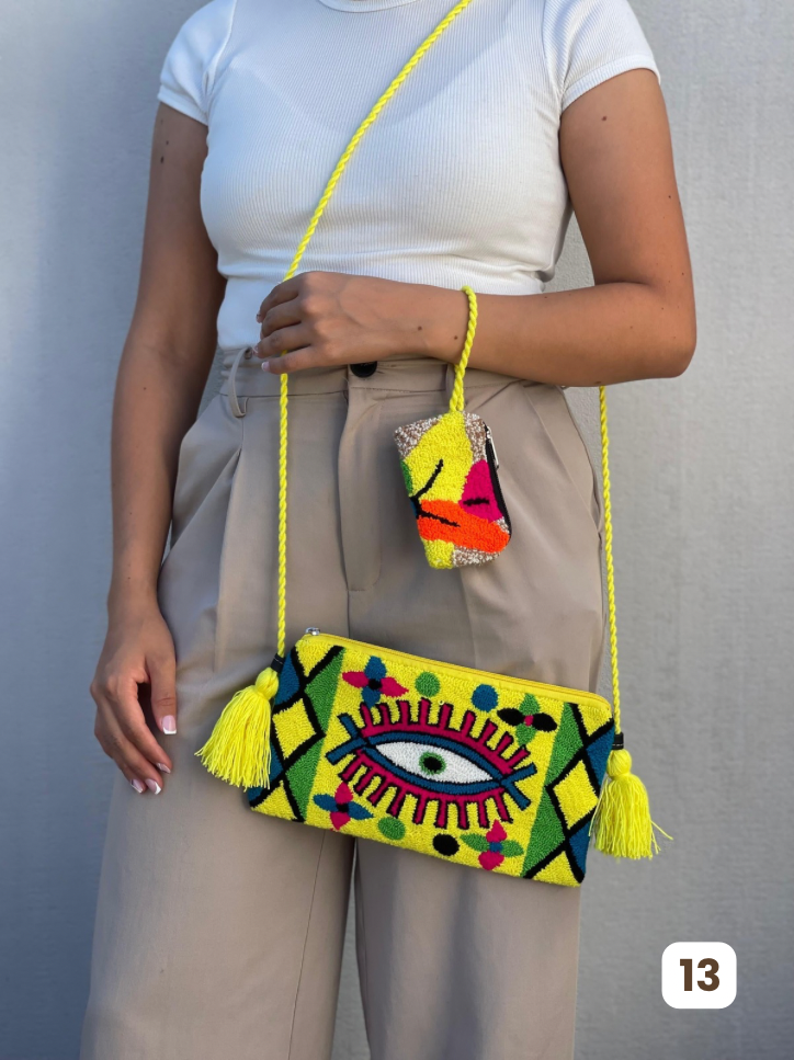 Set Wayuu⭐️- Sobre + Monedero Artesanal😍