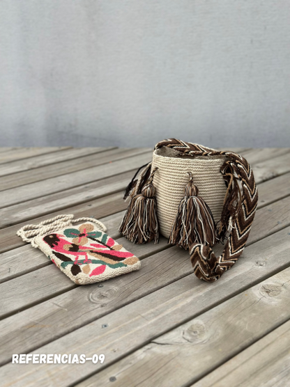 🎒📱 Combo Wayuu: Mochila Pequeña + PortaCelular 🚚✨