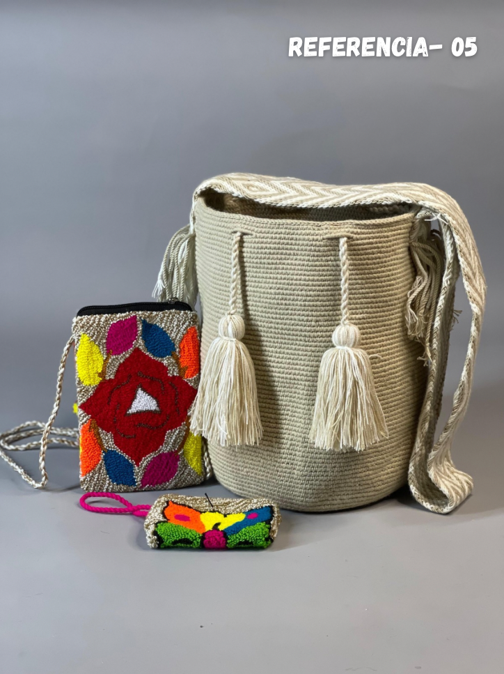 💫 Combo: Mochila GRANDE+ Portacelular + (MONEDERO GRATIS) 🎁