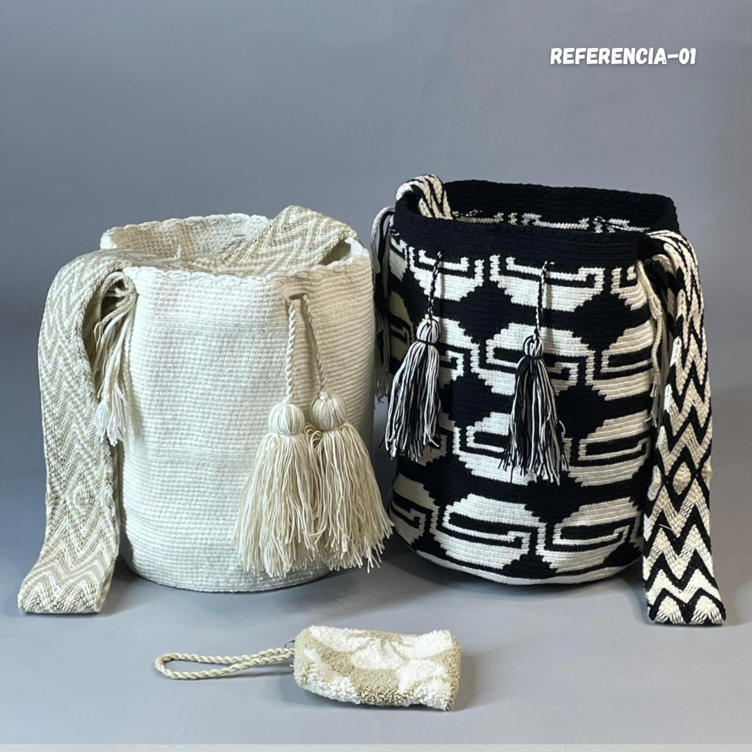 Set Wayuu 🔥 X2 MOCHILAS GRANDES + Monedero de Regalo🎁