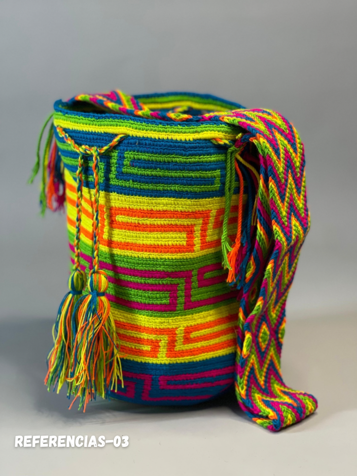 Mochila GRANDE Fiesta Tropical🌴 (31x28)