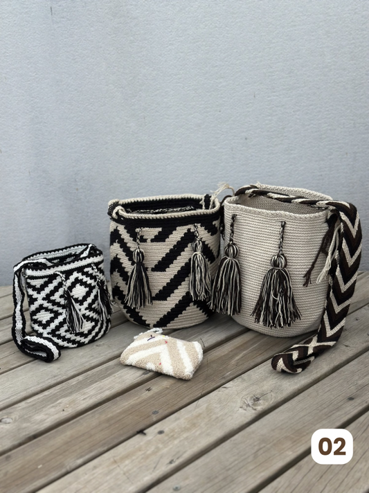 ✨Pack Especial: 2 Mochilas MEDIANAS+ (Mochila PEQUEÑA + Monedero Regalo) 🎁