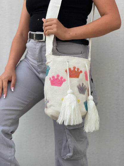 Mochila MEDIANA Perlada💫(22x18)