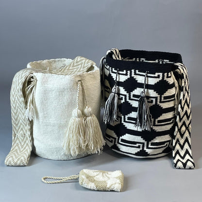 Set Wayuu 🔥 X2 MOCHILAS GRANDES + Monedero de Regalo🎁