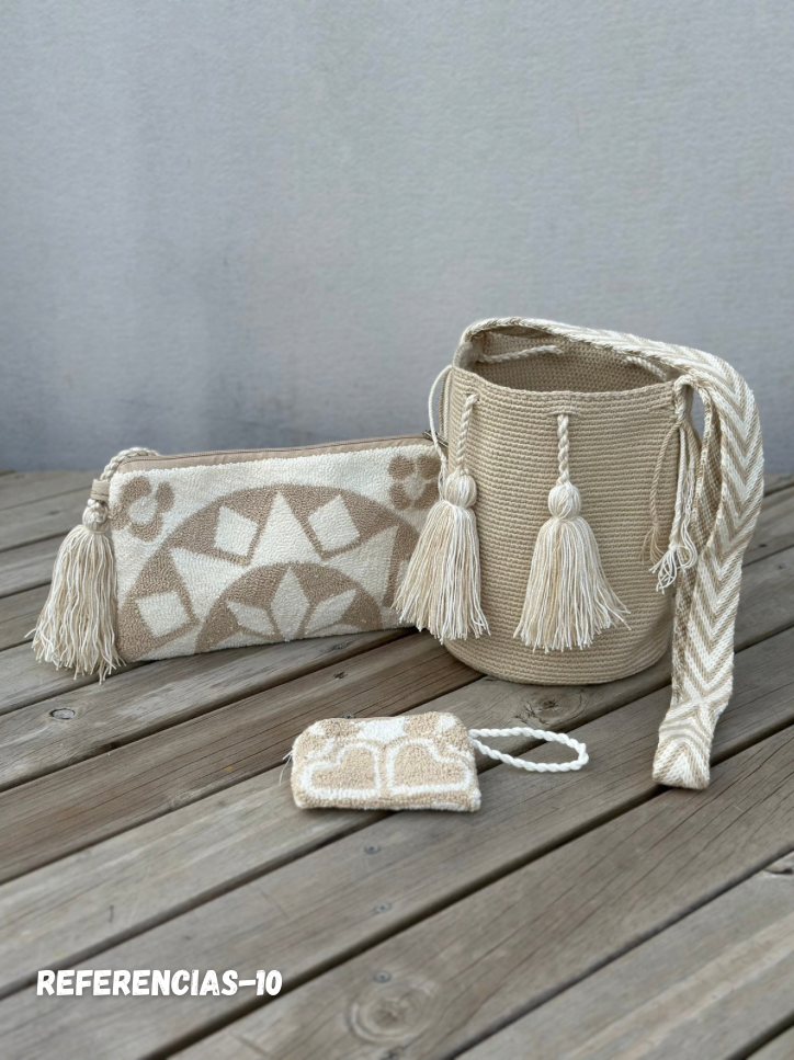 💫 Combos Wayuu: Mochila MEDIANA+ Sobre + (MONEDERO GRATIS) 🎁