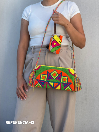 Set Wayuu⭐️- Sobre + Monedero Artesanal😍
