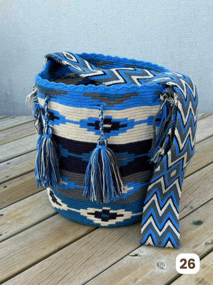 Mochilas GRANDE Diseño Hombre 🔹🩶 (31x28)