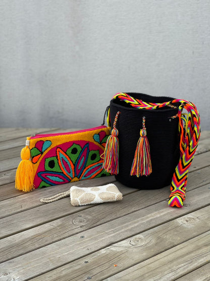 💫 Combos Wayuu: Mochila MEDIANA+ Sobre + (MONEDERO GRATIS) 🎁