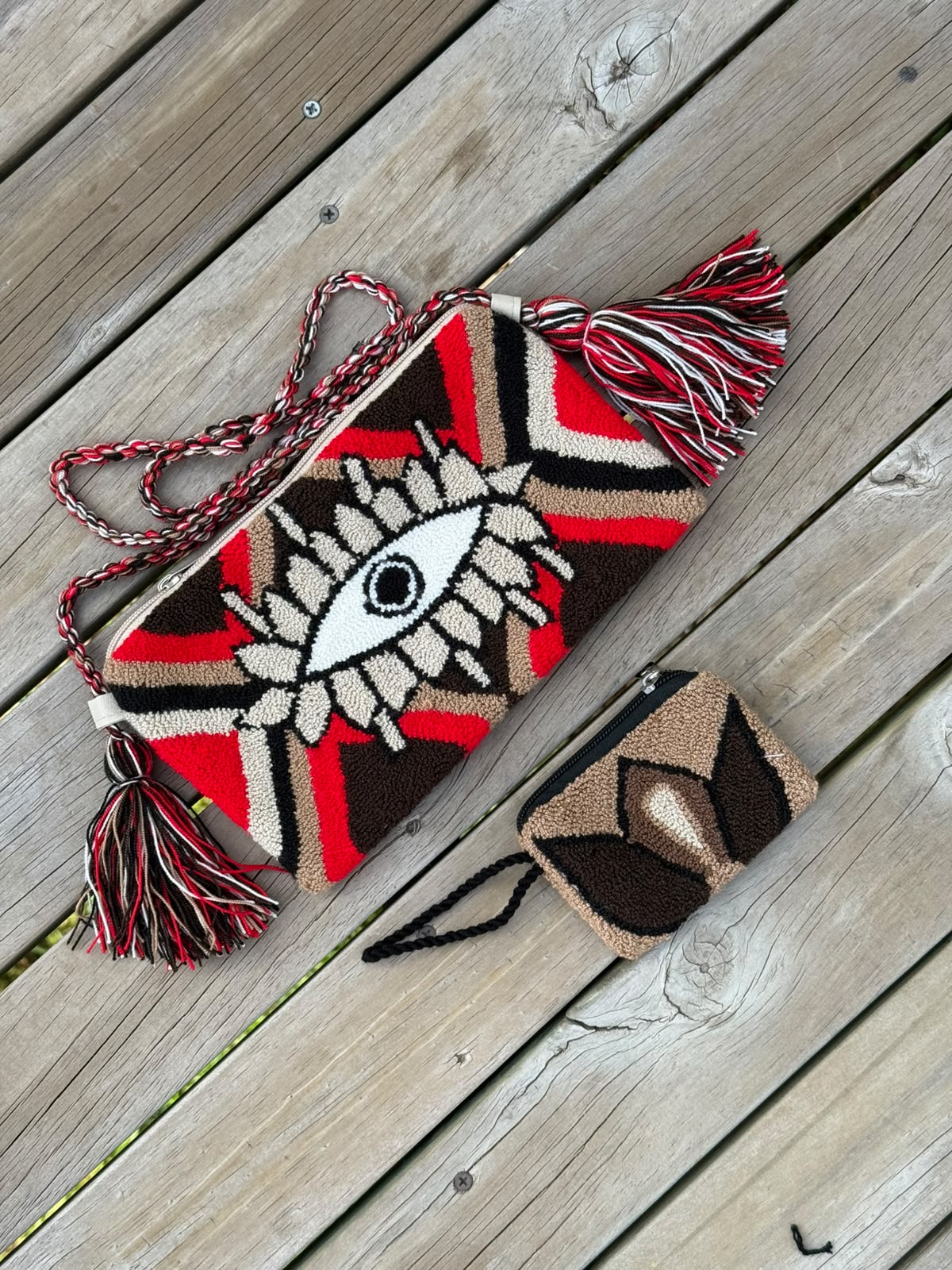 Set Wayuu - Sobre + Monedero Artesanal