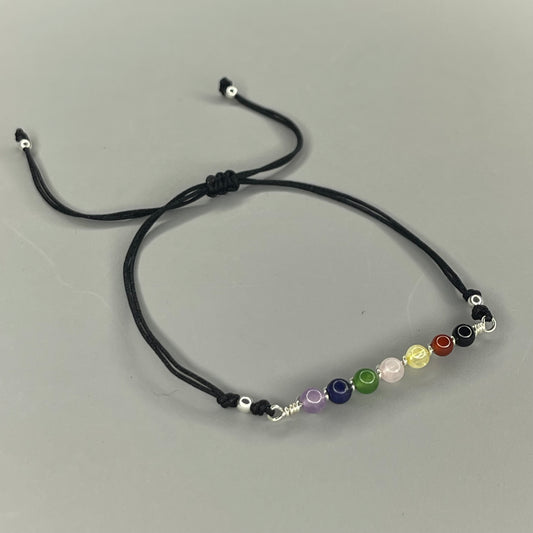 Manilla 7 Chakras Hilo Plata