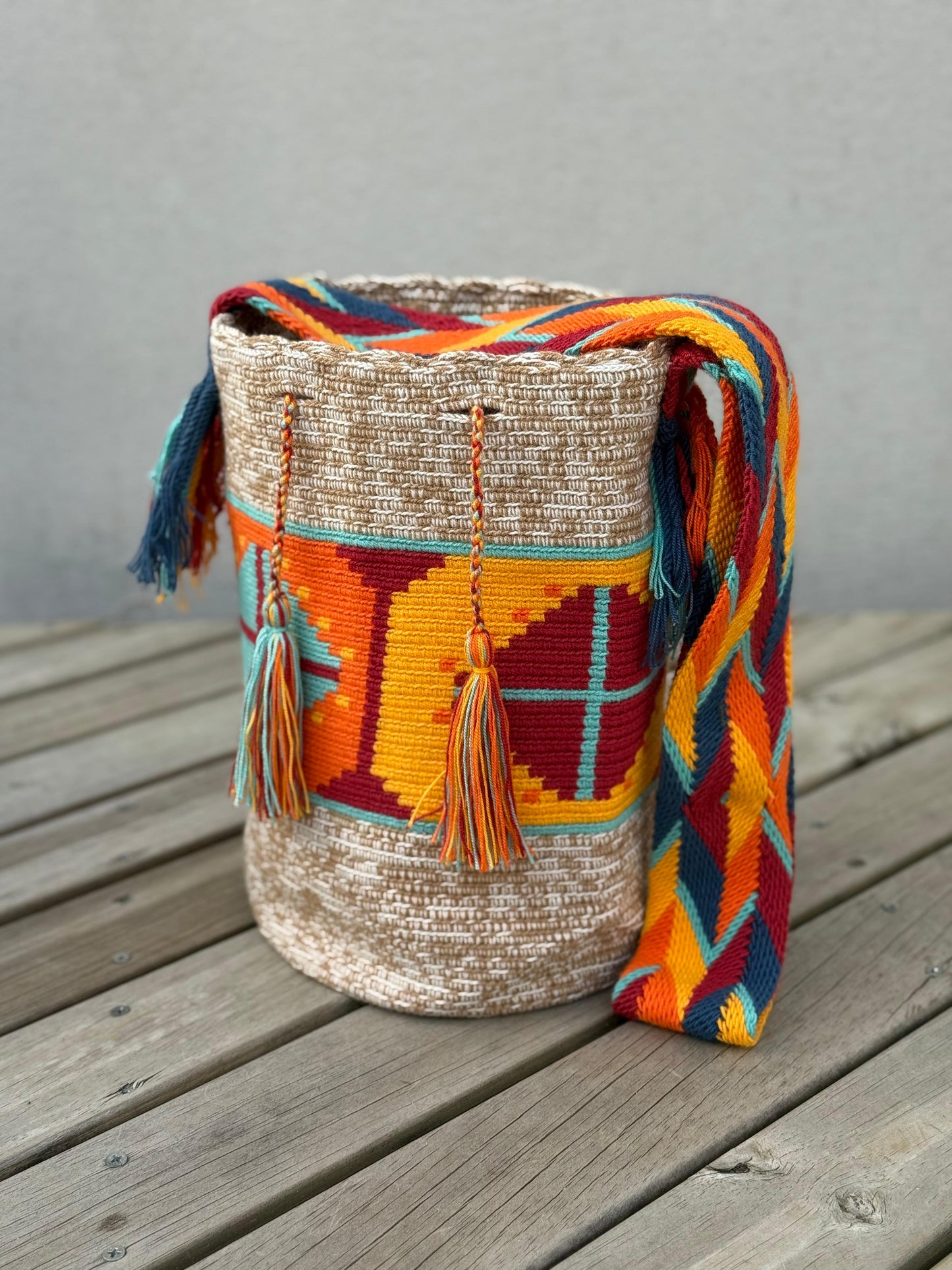 Nuanced Wayuu backpack
