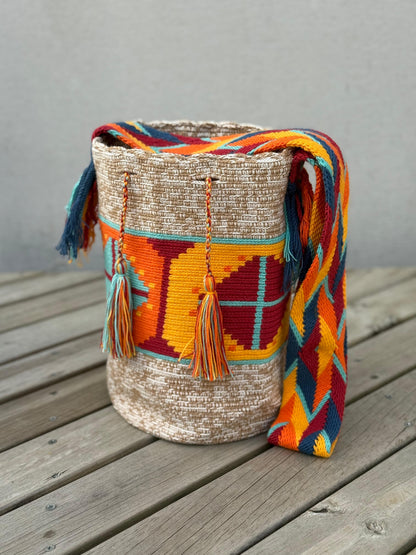 Nuanced Wayuu backpack