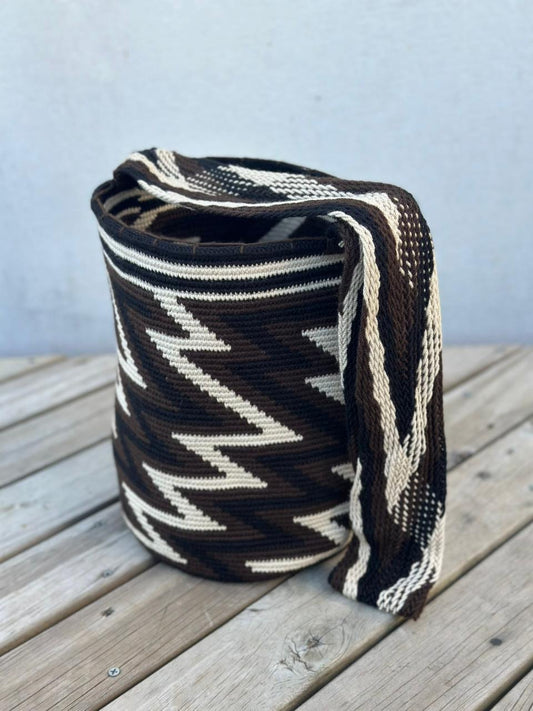 Mochila GRANDE tipo Arhuaca ⭐️🐑(30x28)