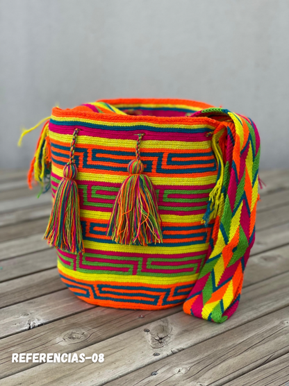 Mochila GRANDE Fiesta Tropical🌴 (31x28)